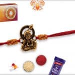 Antique Bal Krishna Rakhi with Small Beads | Send Rakhi Gifts Online 4