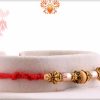 Designer Antique Beads with Sandalwood Beads Rakhi | Send Rakhi Gifts Online 5