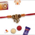 Uniquely Knotted Ganapati Rakhi | Send Rakhi Gifts Online 6