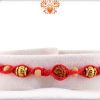 Uniquely Knotted Rudraksh Rakhi with Designer Beads | Send Rakhi Gifts Online 3