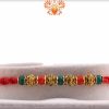 Red-Green Crystal Beads Rakhi | Send Rakhi Gifts Online 3