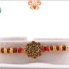 Antique Designer OM Rakhi with Beads | Send Rakhi Gifts Online 3
