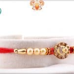 OM with Pearls Rakhi | Send Rakhi Gifts Online 5