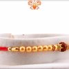 Rudraksh with Pearl and Diamond Rakhi | Send Rakhi Gifts Online 5