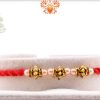 Designer Metal Beads with Pearl Rakhi | Send Rakhi Gifts Online 3