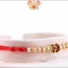 Auspicious Rudraksh with Pearl and Diamond Rakhi | Send Rakhi Gifts Online 5