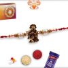 Devine Radha-Krishna Rakhi with Beautiful Pearls | Send Rakhi Gifts Online 6