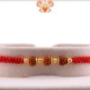 Three Rudraksh Rakhi with Beautifully Handcrafted Thread | Send Rakhi Gifts Online 3