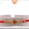 Stunning Rudraksh Rakhi with Diamond Rings and Sandalwood Beads | Send Rakhi Gifts Online 3