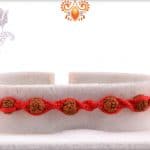 Auspicious 7 Rudraksh Rakhi with Beautifully Handcrafted Thread | Send Rakhi Gifts Online 3