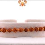 Auspicious 11 Rudraksh Rakhi with Beautifully Handcrafted Thread | Send Rakhi Gifts Online 4