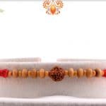 Simple Rudraksh Rakhi with Sandalwood Beads | Send Rakhi Gifts Online 3
