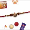 Ganpati Rakhi with Rudraksh and Sandalwood Beads | Send Rakhi Gifts Online 4