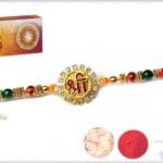 Traditional Orange Rakhi 3