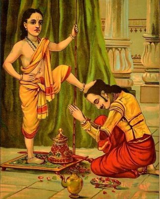  Raja Bali offered his head to Lord Vishnu in his Vaman Avtaar