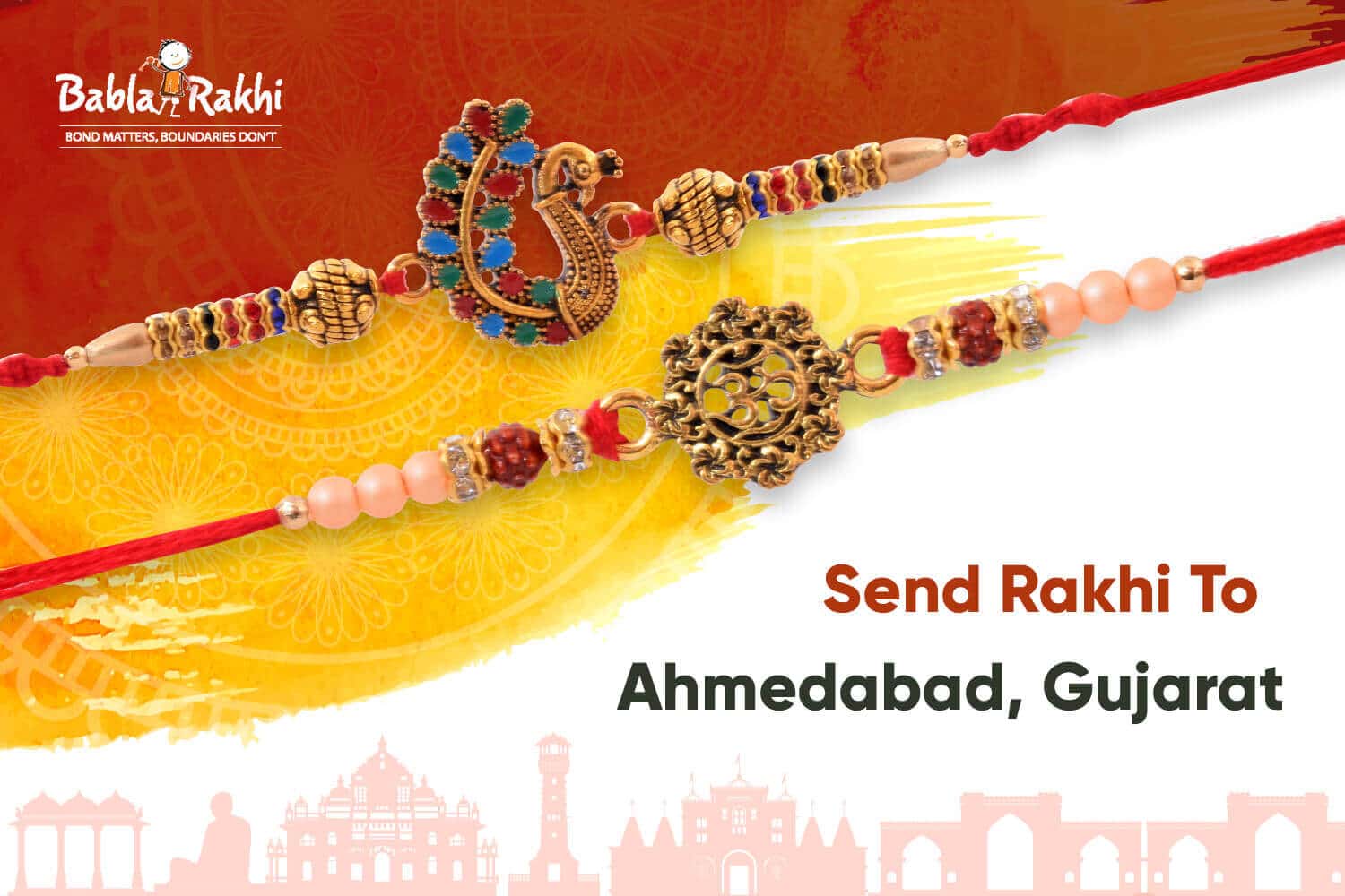 Send rakhi to Ahmedabad