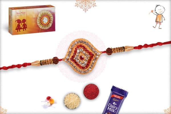 Diamond Big Size Punjabi Rakhi