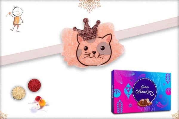 Kids Rakhi with Cadbury Celebrations (Small)