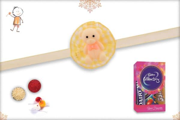Kids Rakhi with Cadbury Celebrations (Small)