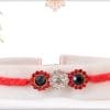 Exclusive Diamond Rakhi with Handcrafted Red Thread 3