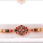 Exclusive Diamond Rakhi with Beads 3