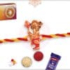 Ganesh Rakhi with Red-Yellow Thread 4