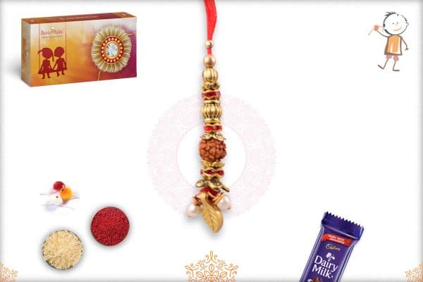 Divine Rudraksh Bhabhi Rakhi