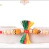 Traditional Thread Rakhi with Pearls 3