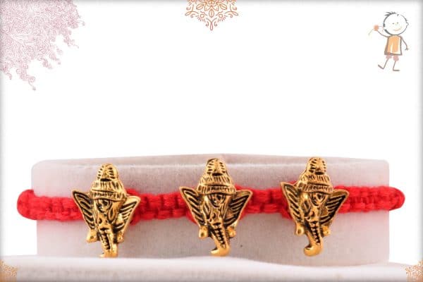 Uniquely Knotted Ganesh Rakhi