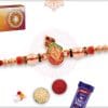 Auspicious Shreenathji Rakhi with Beads 4