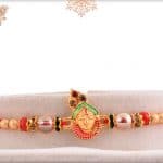 Auspicious Shreenathji Rakhi with Beads 3