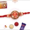 Divine Ganesh Rakhi with Handcrafted Thread 4