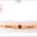 Traditional Rudraksh Rakhi with Beads 3