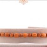 Delicate Aromatic Sandalwood Beads Rakhi 3