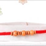 Simple Aromatic Sandalwood Bead Rakhi 3