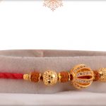 Special Diamond Ball Rakhi with Designer Beads - Babla Rakhi