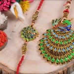 Exclusive Peacock Bhaiya-Bhabhi Rakhi - Babla Rakhi