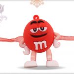 Smiley Red M&M Kids Rakhi