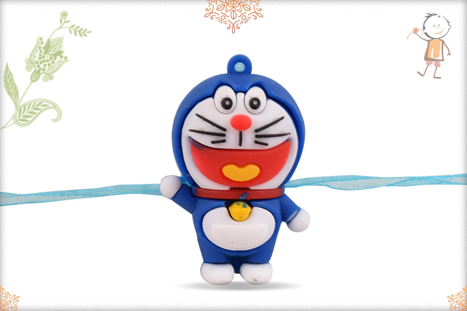 Smiley Doraemon Kids Rakhi