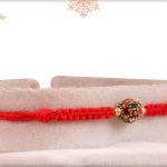 Uniquely Knotted Diamond Ball Rakhi - Babla Rakhi