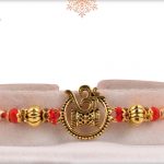 Beautifully Crafted OM with Damaroo Rakhi - Babla Rakhi