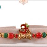 Meenakari OM with Damaroo Rakhi - Babla Rakhi