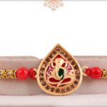 Auspicious Meenakari Ganeshji Rakhi - Babla Rakhi