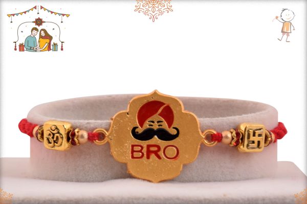 Trendy Mustache Bro Rakhi - Babla Rakhi