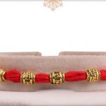 Uniquely Crafted Swastik Bead Rakhi - Babla Rakhi