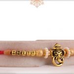 Beautiful Ganeshji Rakhi With Designer Beads - Babla Rakhi
