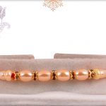 Royal Pearl Rakhi with Diamonds - Babla Rakhi