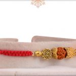 Stunning Rudraksh Rakhi with Designer Beads - Babla Rakhi