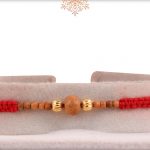 Elegant Sandalwood Beads Rakhi - Babla Rakhi