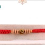 Beautiful OM Sandalwood Beads Rakhi - Babla Rakhi